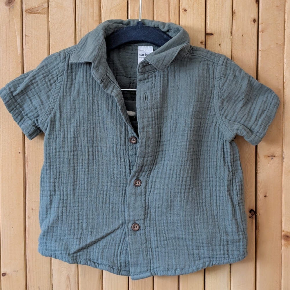 Carter's Toddler Gauze Button Down Set